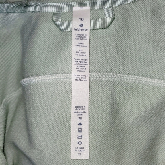 Lululemon Cool-N-Collected Jacket Sz 10 EUC - Picture 9 of 9